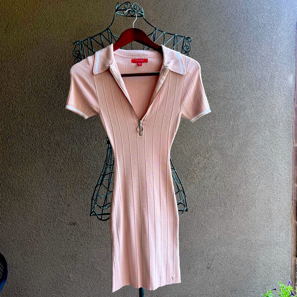 🌸GUESS size XS baby pink zipper tennis dress🌸